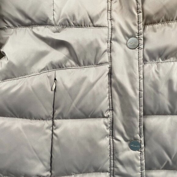 Kenneth Cole Womens Puffer Coat XS Grey Down & Feather - Picture 2 of 9